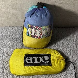 ENO Colorful Double Nest Hammock with ENO straps